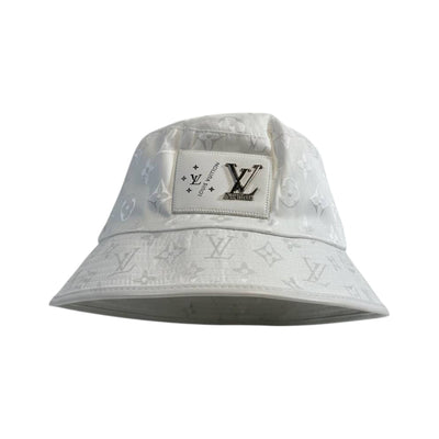 🤍 Louis Vuitton White Monogram Bucket Hat | Clean Luxury Style ✨ - MASTERPIECE