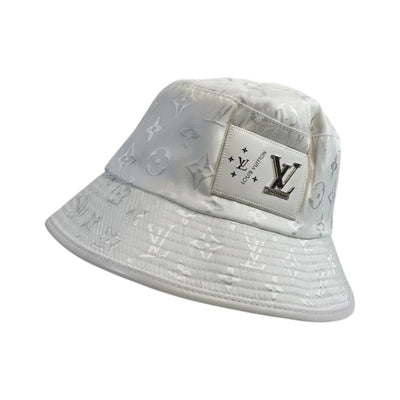 🤍 Louis Vuitton White Monogram Bucket Hat | Clean Luxury Style ✨ - MASTERPIECE