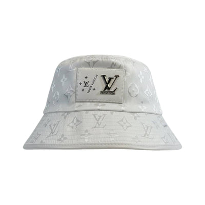 🤍 Louis Vuitton White Monogram Bucket Hat | Clean Luxury Style ✨ - MASTERPIECE