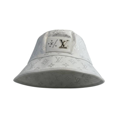 🤍 Louis Vuitton White Monogram Bucket Hat | Clean Luxury Style ✨ - MASTERPIECE