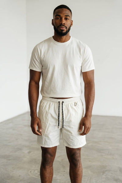 🤍 Louis Vuitton White Swim Shorts – Clean Luxury Summer Essential 🩳✨ - MASTERPIECE