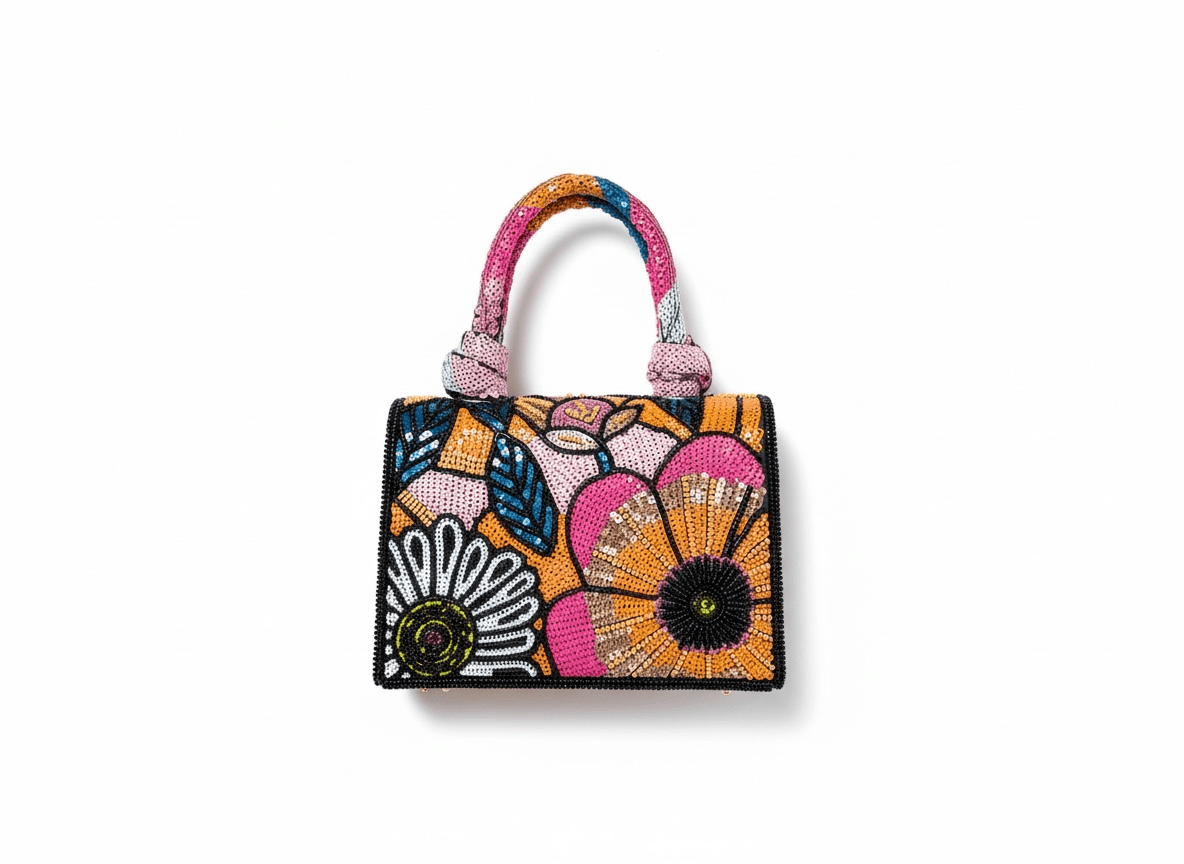Luxury Multicolor Crystal Mini Handbag 🌈✨ | Bold Art Edition - MASTERPIECE