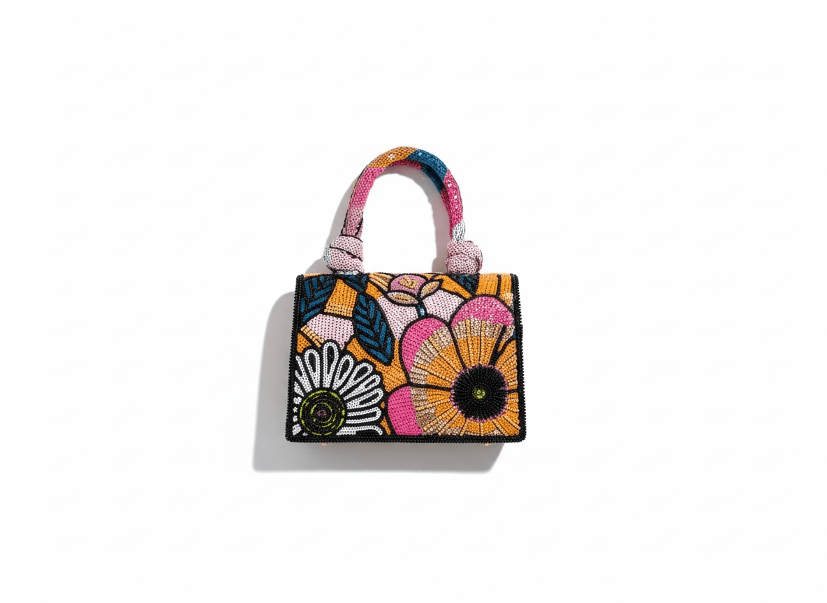 Luxury Multicolor Crystal Mini Handbag 🌈✨ | Bold Art Edition - MASTERPIECE