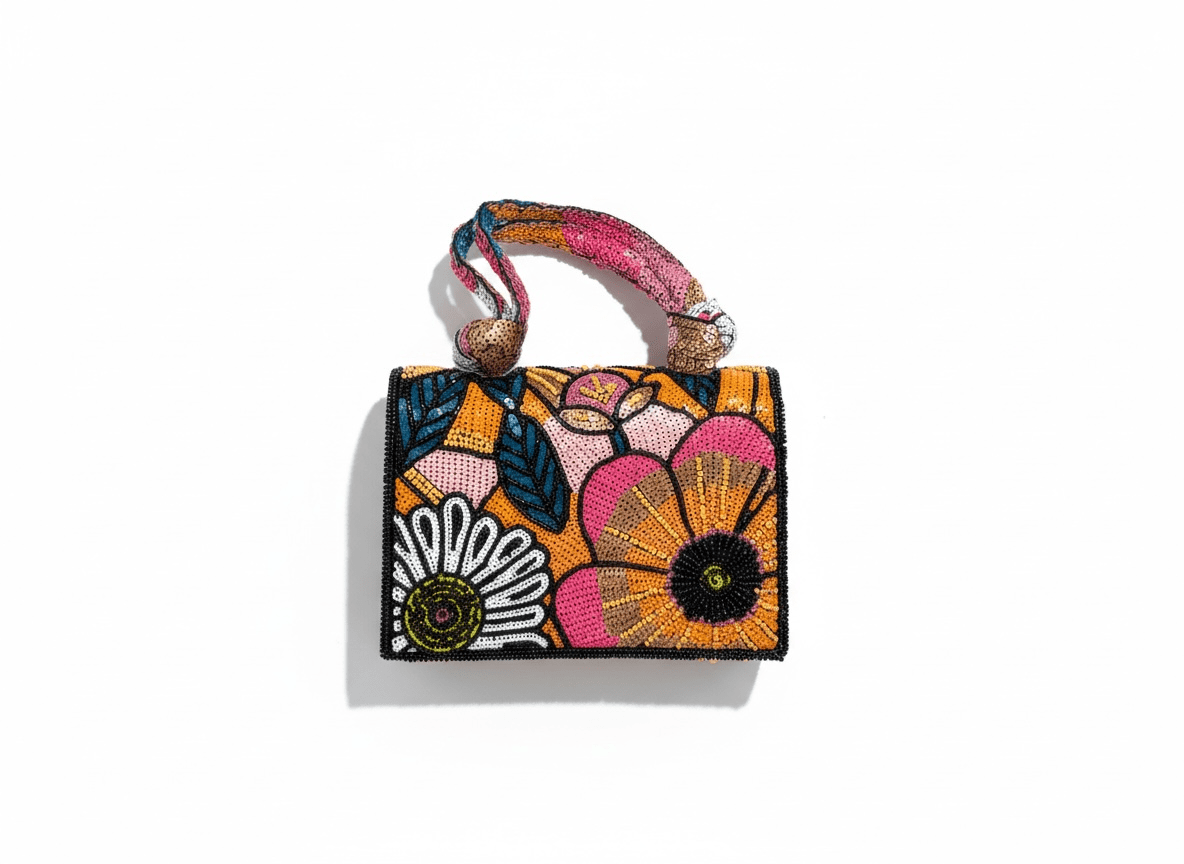 Luxury Multicolor Crystal Mini Handbag 🌈✨ | Bold Art Edition - MASTERPIECE