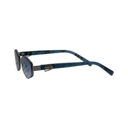 Marc Jacobs Blue Geometric Sunglasses 🕶️ | Gradient Lens Designer Eyewear - MASTERPIECE