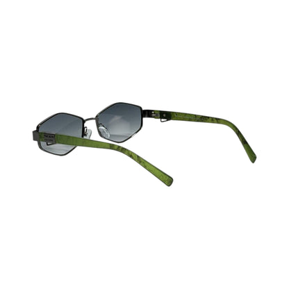 Marc Jacobs Edge Cat - Eye Sunglasses 🕶️✨ Black Green Edition - MASTERPIECE