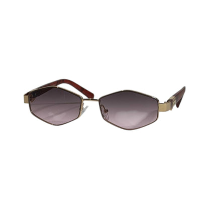 Marc Jacobs Luxe Hexagon Sunglasses 🕶️✨ Gold Burgundy Edition - MASTERPIECE
