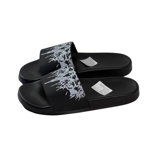 🖤 Marcelo Burlon Skull Wings Slide Sandals – Urban Streetwear Collection