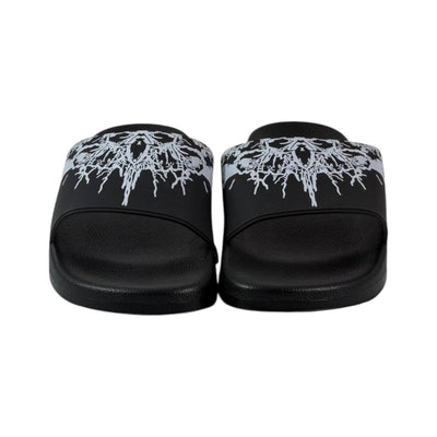 🖤 Marcelo Burlon Skull Wings Slide Sandals – Urban Streetwear Collection - MASTERPIECE