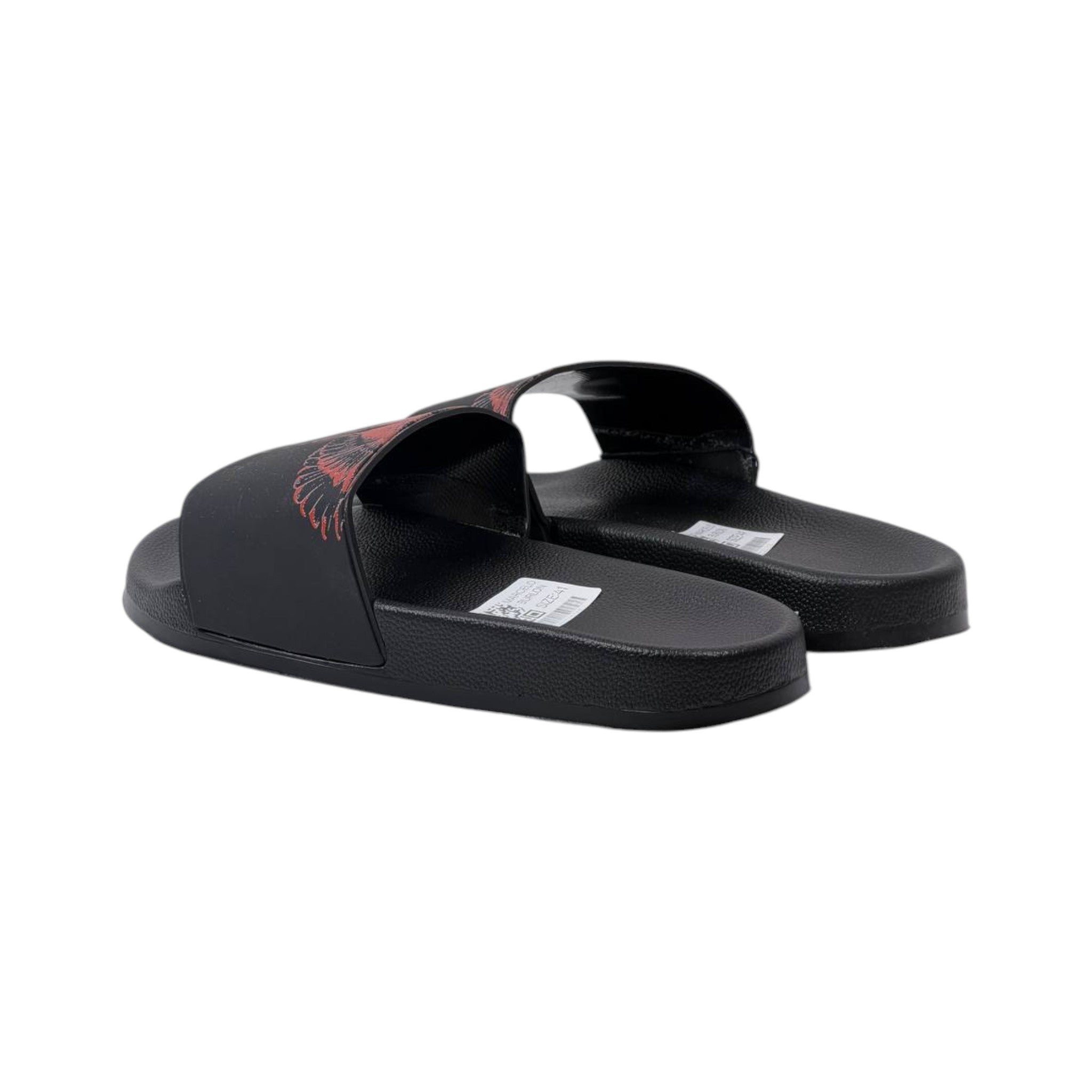 Marcelo Burlon Wings Slides – Black & Red Edition 🦅🔥 - MASTERPIECE
