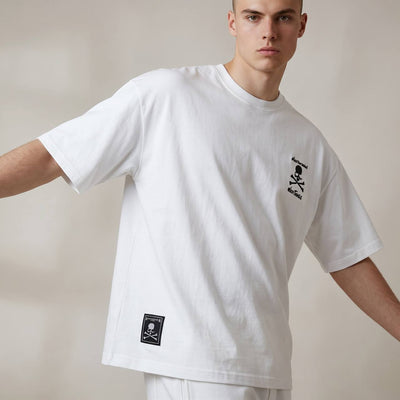Mastermind Wild Things Oversized Tee – White Streetwear Edition 💀🔥 - MASTERPIECE