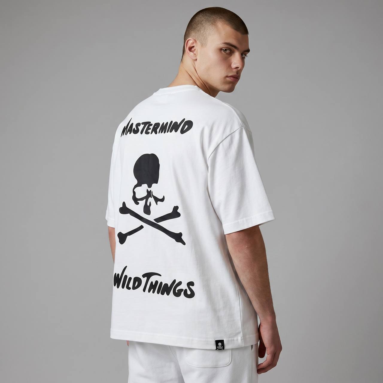 Mastermind Wild Things Oversized Tee – White Streetwear Edition 💀🔥 - MASTERPIECE