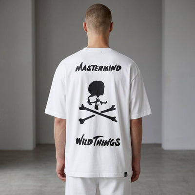 Mastermind Wild Things Oversized Tee – White Streetwear Edition 💀🔥 - MASTERPIECE