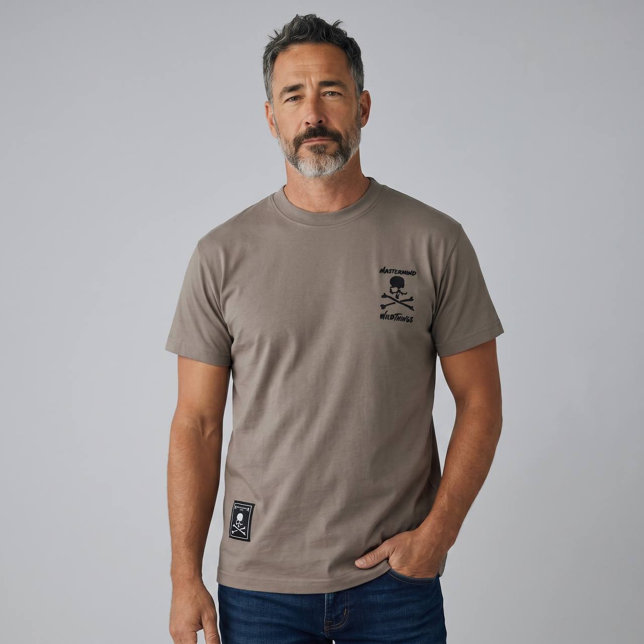 Mastermind “Wild Things” Skull Tee – Taupe Edition ☠️🔥 - MASTERPIECE