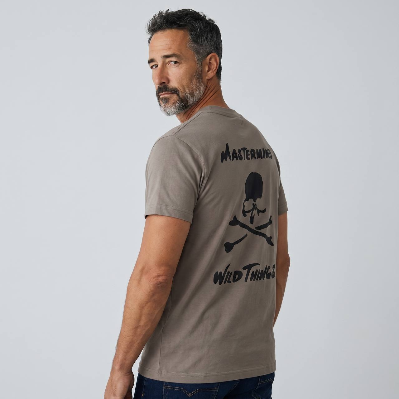 Mastermind “Wild Things” Skull Tee – Taupe Edition ☠️🔥 - MASTERPIECE