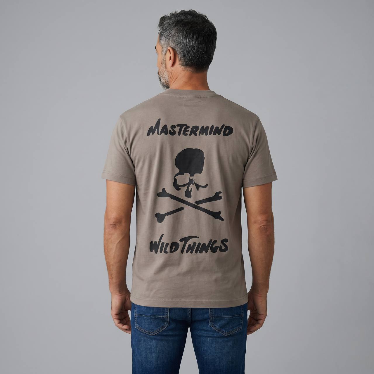 Mastermind “Wild Things” Skull Tee – Taupe Edition ☠️🔥 - MASTERPIECE