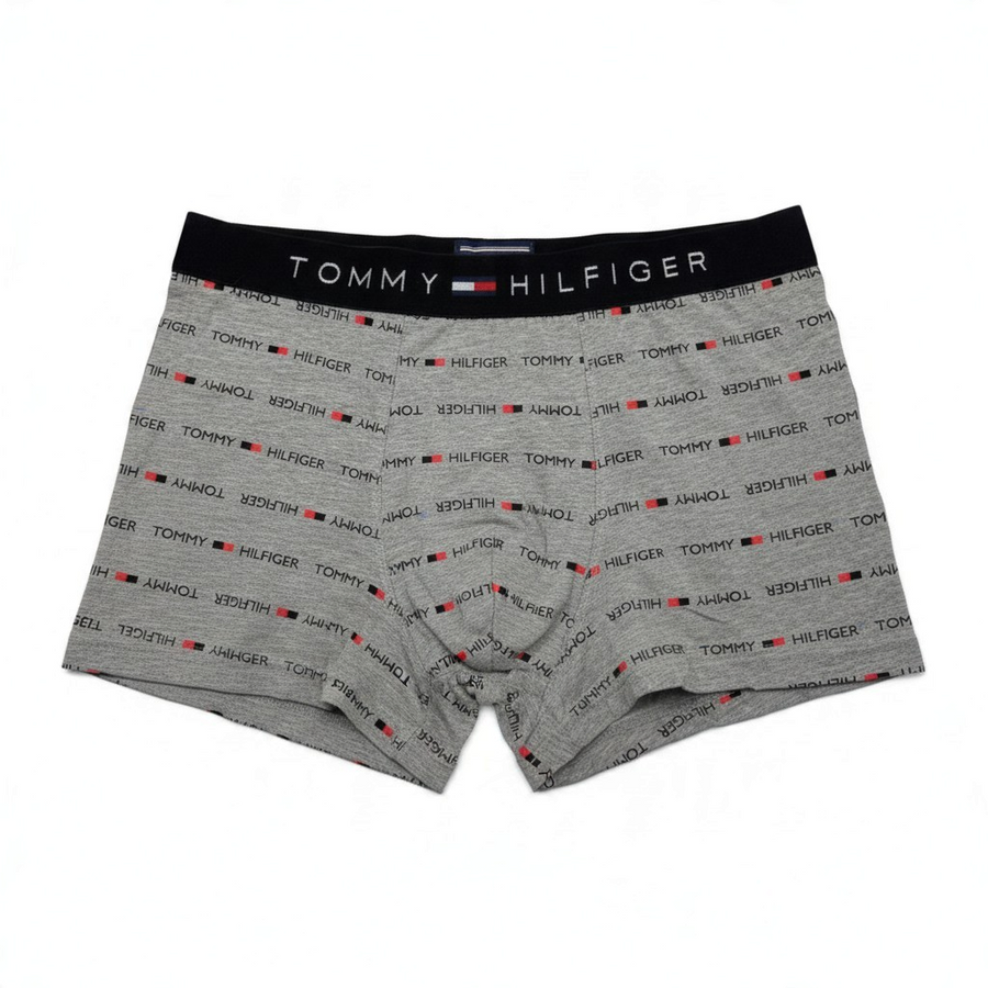 Tommy Hilfiger Men's Logo Boxer Set (3-Pack) — Navy, Black & Grey