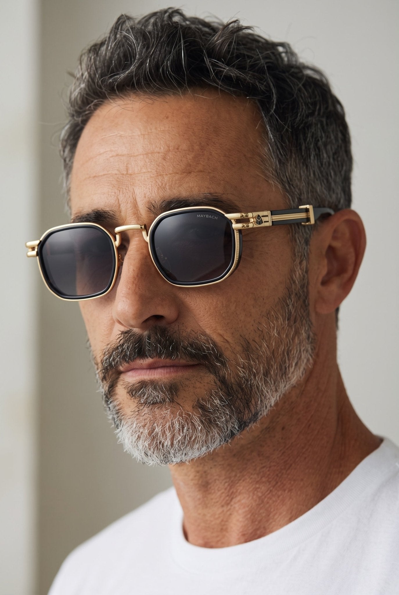 Maybach Sunglasses – Gold-Trim Black Lenses 🕶️✨ - MASTERPIECE
