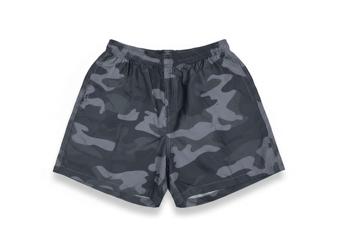 Men’s Dark Camouflage Swim Shorts 🖤🌊 - MASTERPIECE