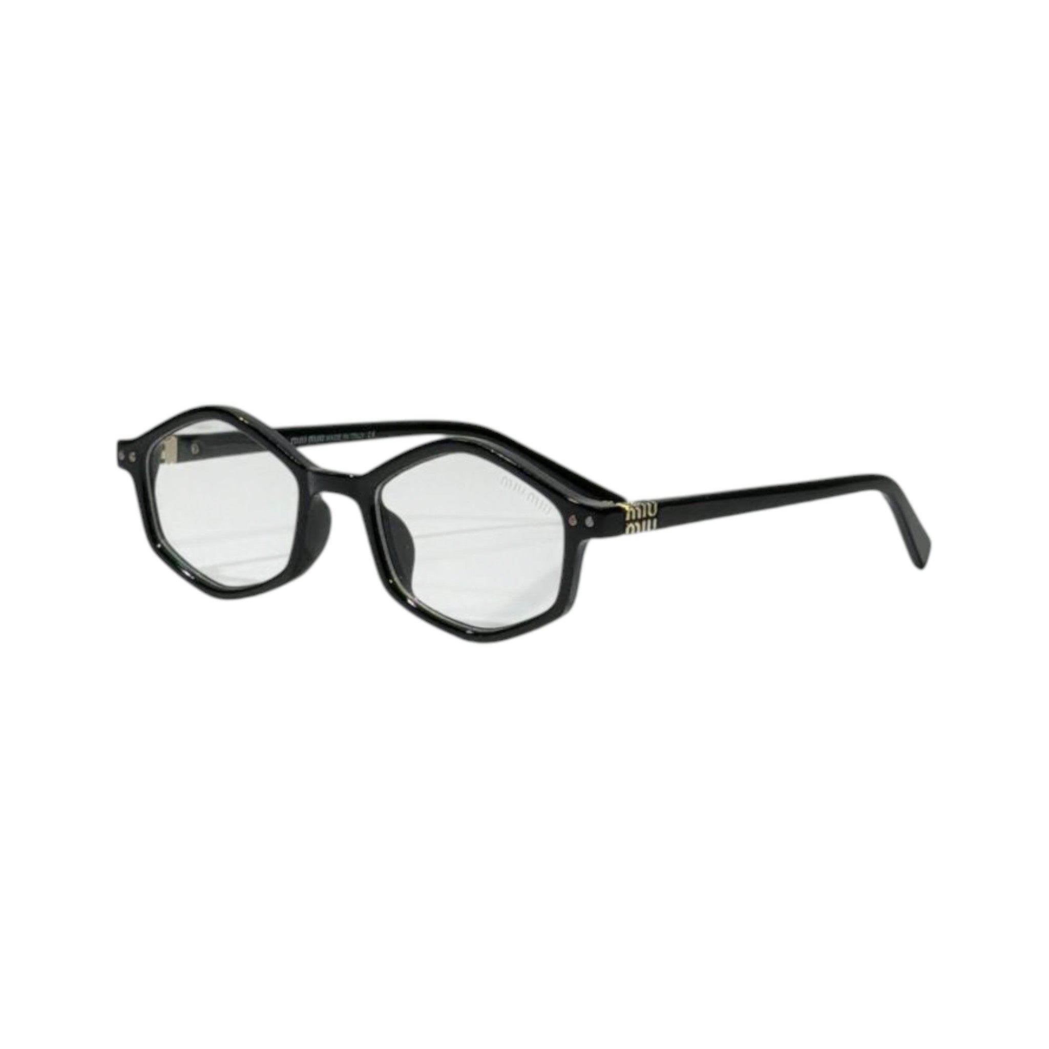 👓 Miu Miu Black Geometric Optical Glasses – Modern Elegance & Everyday Sophistication ✨🖤 - MASTERPIECE