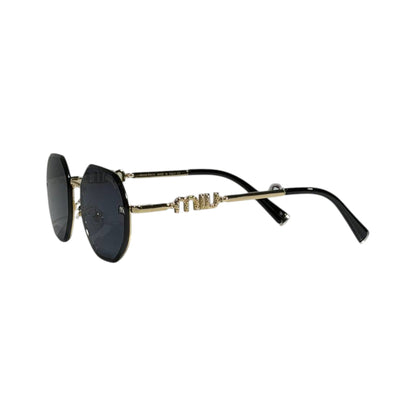 Miu Miu Black & Gold Sunglasses – Iconic Statement Luxury 🕶️✨ - MASTERPIECE
