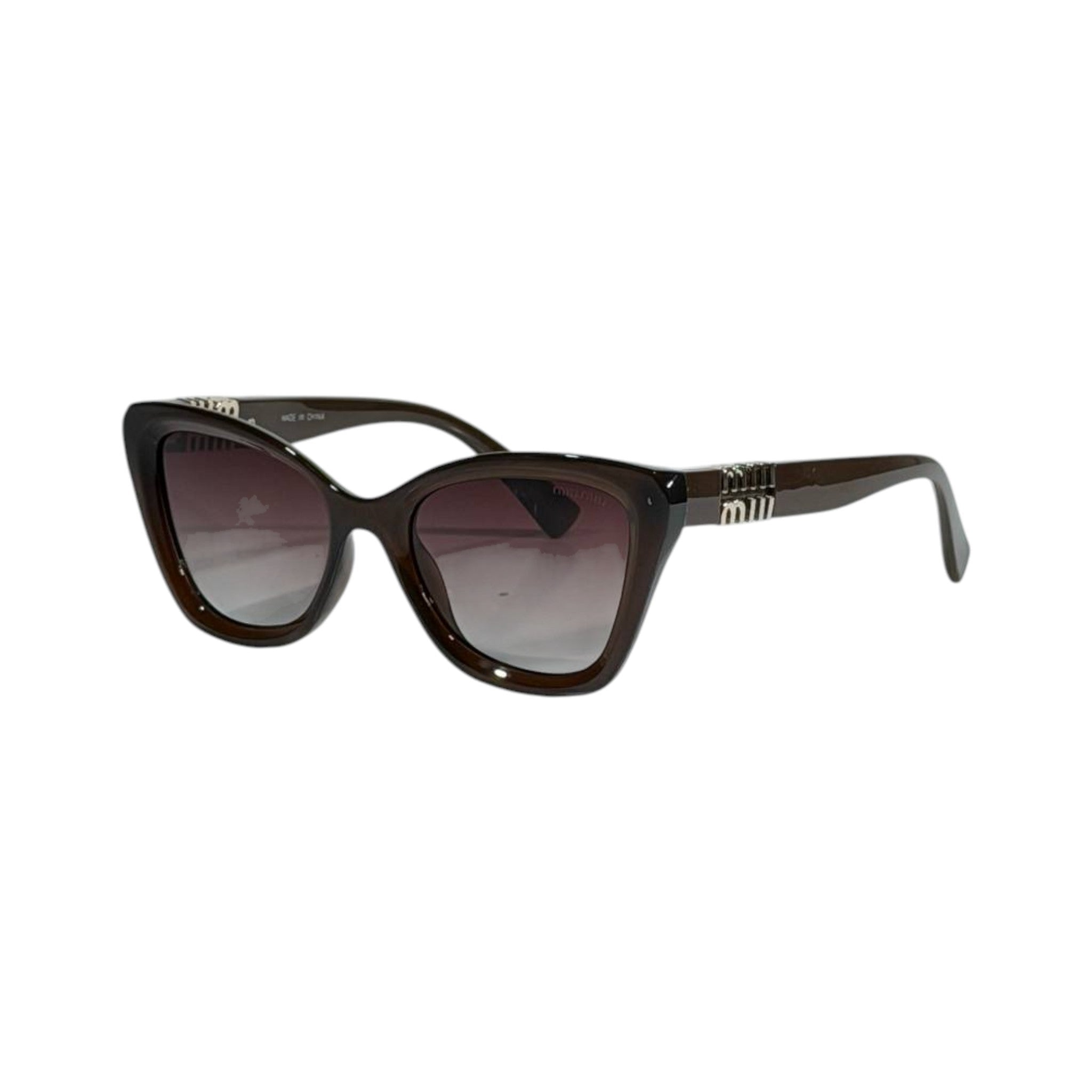 Miu Miu Brown Cat - Eye Sunglasses – Elegant Vintage Glam 🤎✨ - MASTERPIECE