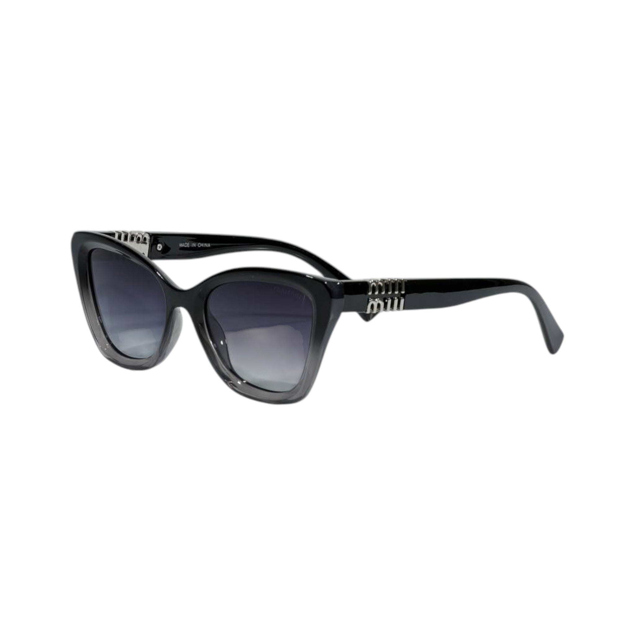 Miu Miu Iconic Cat - Eye Sunglasses – Black Glam Edition 🖤✨ - MASTERPIECE