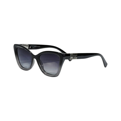 Miu Miu Iconic Cat - Eye Sunglasses – Black Glam Edition 🖤✨ - MASTERPIECE