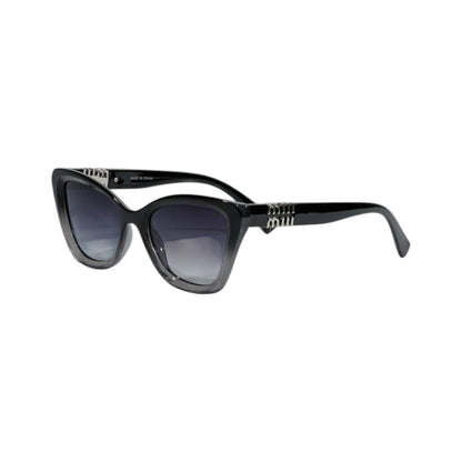 Miu Miu Iconic Cat - Eye Sunglasses – Black Glam Edition 🖤✨ - MASTERPIECE