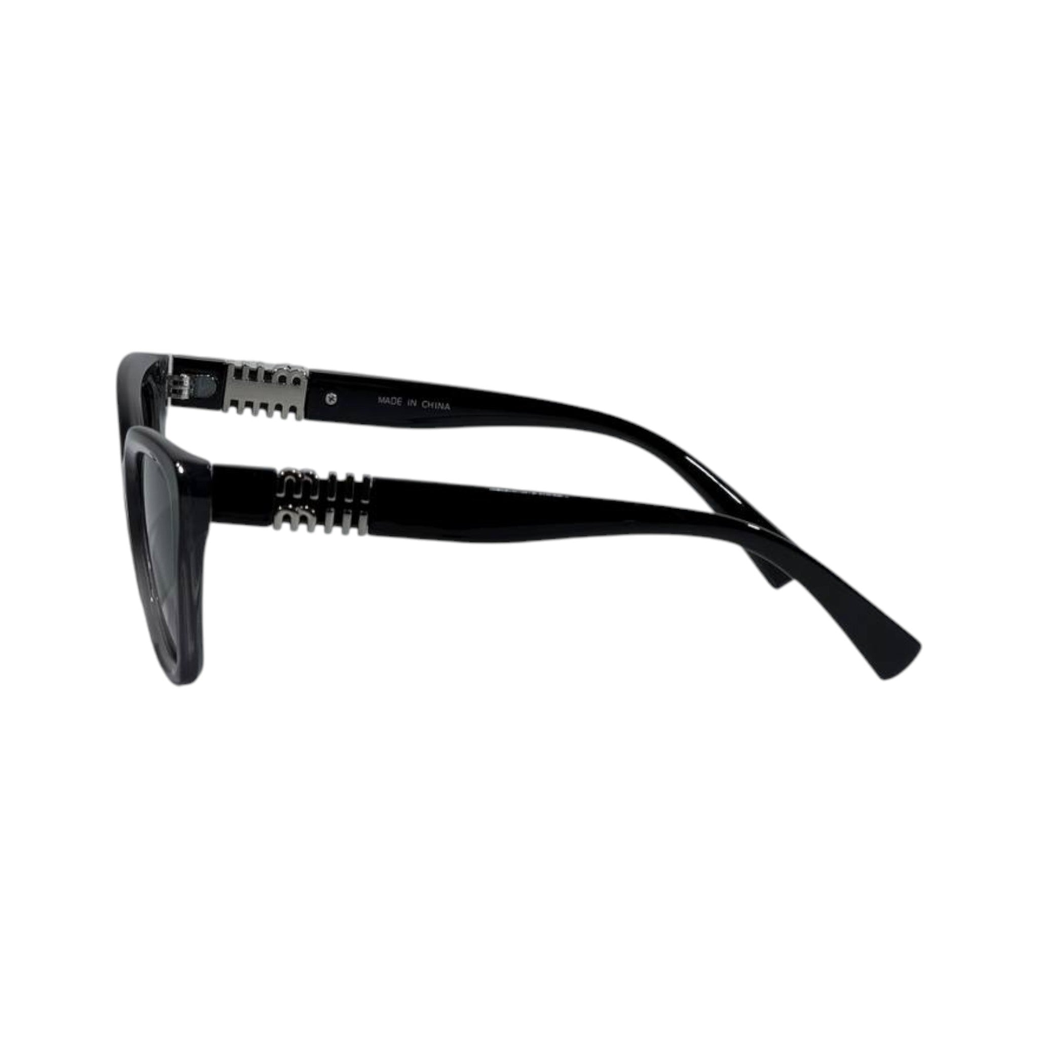 Miu Miu Iconic Cat - Eye Sunglasses – Black Glam Edition 🖤✨ - MASTERPIECE