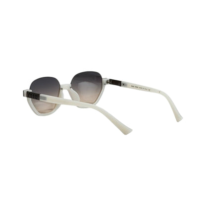 Miu Miu Luxe Oversized White Sunglasses 🤍✨ Chic Designer Glam Eyewear - MASTERPIECE