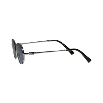 🕶️ Miu Miu Round Silver Sunglasses | Minimal Luxury Frame with Gradient Lenses ✨🤍 - MASTERPIECE