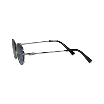 🕶️ Miu Miu Round Silver Sunglasses | Minimal Luxury Frame with Gradient Lenses ✨🤍 - MASTERPIECE