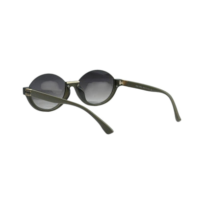 🟢 Miu Miu Round Sunglasses | Olive Green Frame & Gradient Lenses ✨ - MASTERPIECE