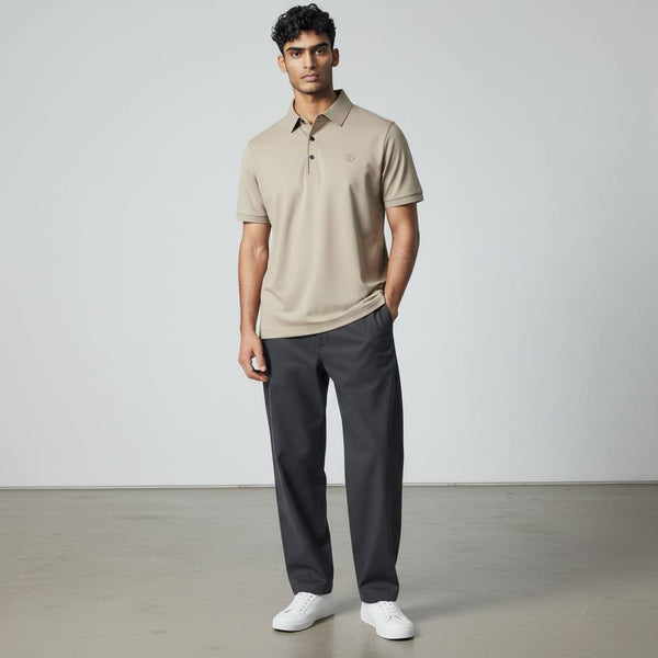 🤍 Moncler Beige Polo Shirt – Refined Minimal Luxury 👕✨