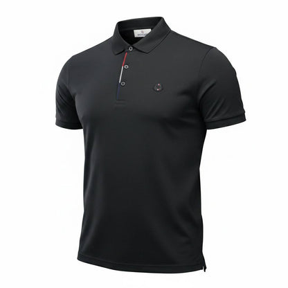 🖤 Moncler Black Polo Shirt – Clean Sport - Luxury Essential 👕🔥 - MASTERPIECE