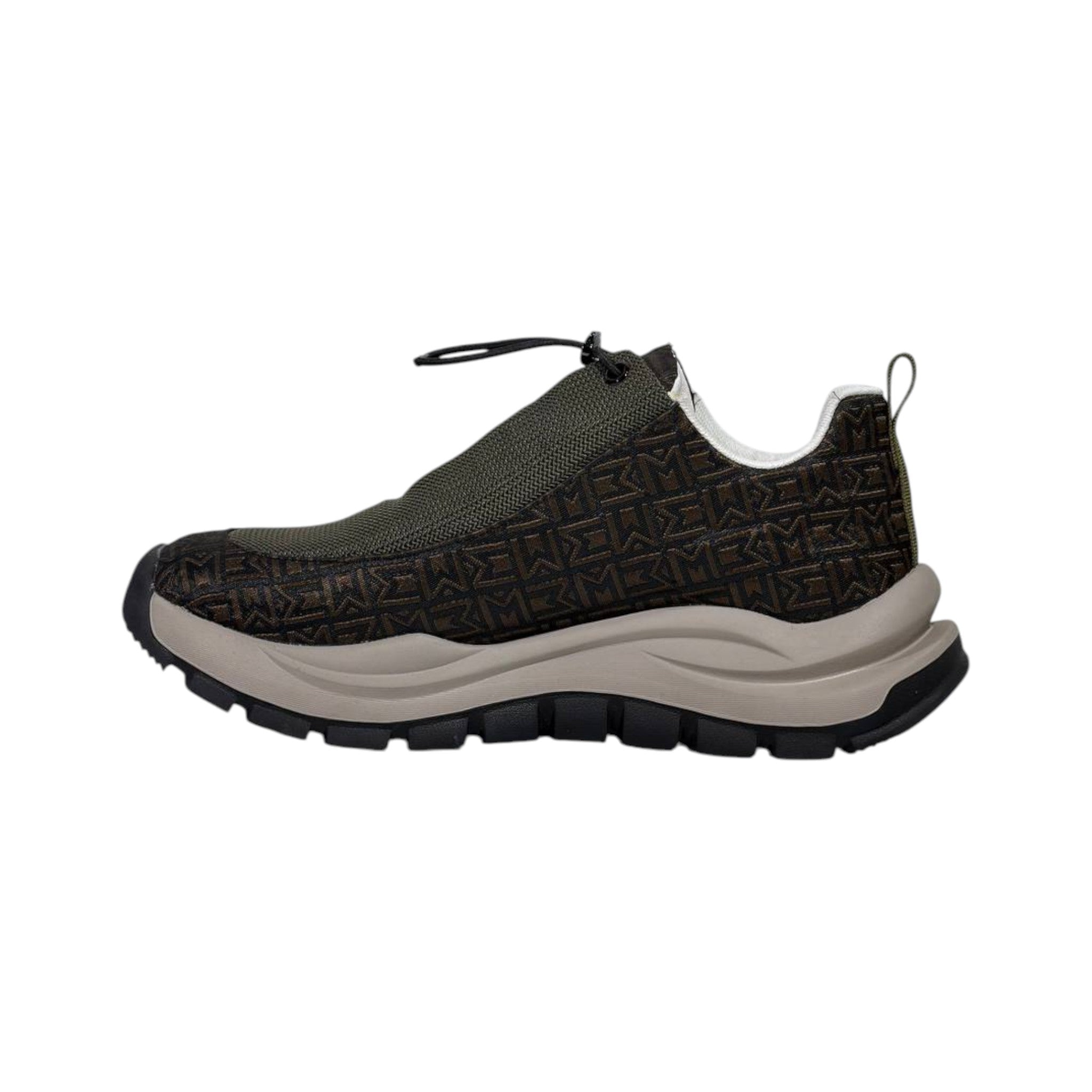🤎 Moncler Monaco Brown Patterned Sneakers 👟✨ - MASTERPIECE