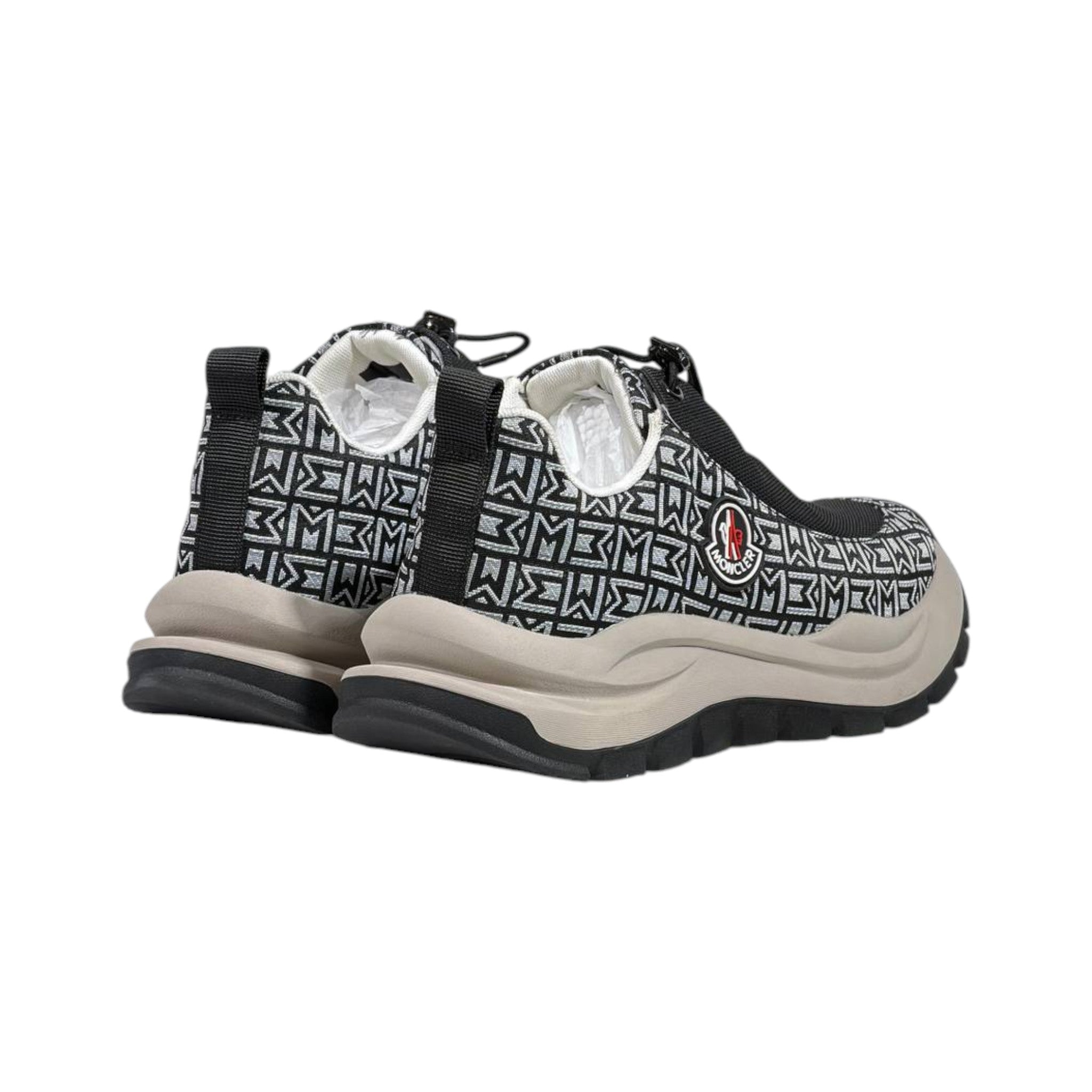 🖤 Moncler Monaco Patterned Luxury Sneakers 👟✨ - MASTERPIECE