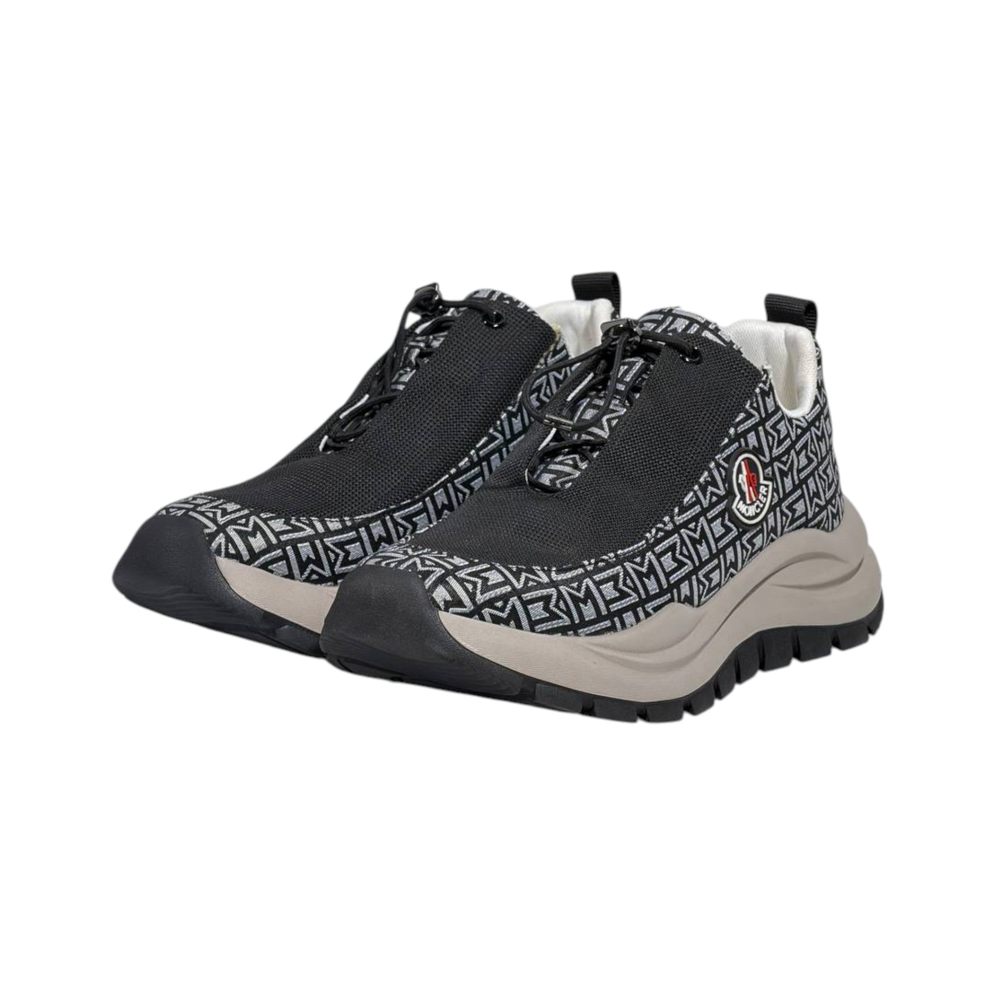 🖤 Moncler Monaco Patterned Luxury Sneakers 👟✨ - MASTERPIECE