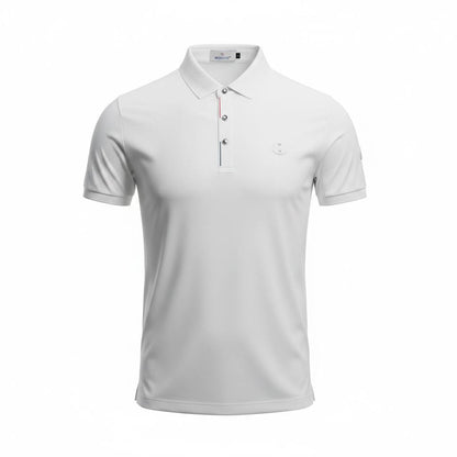 🤍 Moncler Style White Polo – Clean Minimal Luxury 👕🔥 - MASTERPIECE