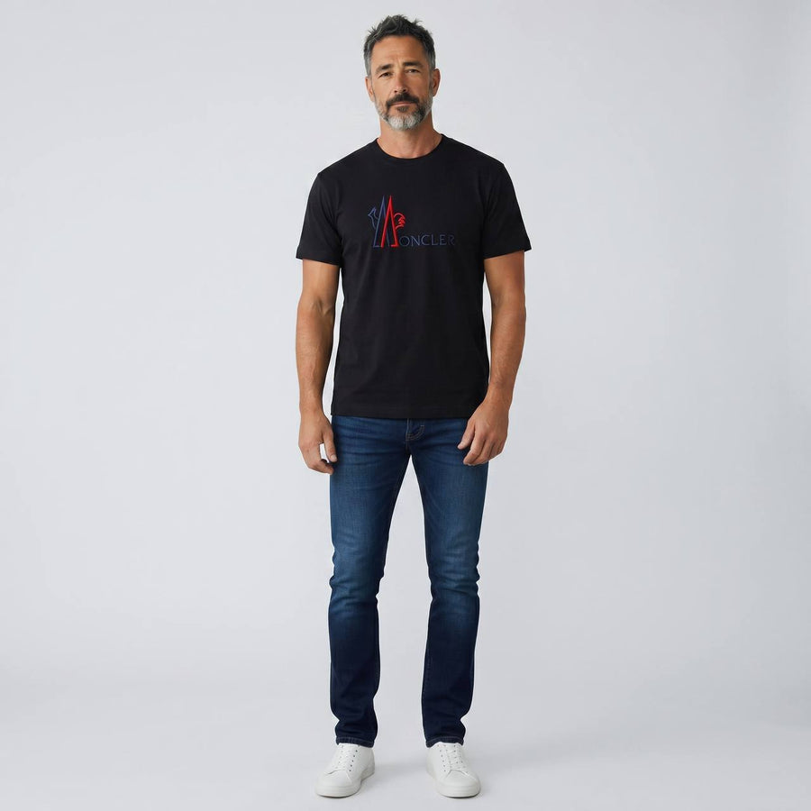 Moncler Logo T-Shirt — Black