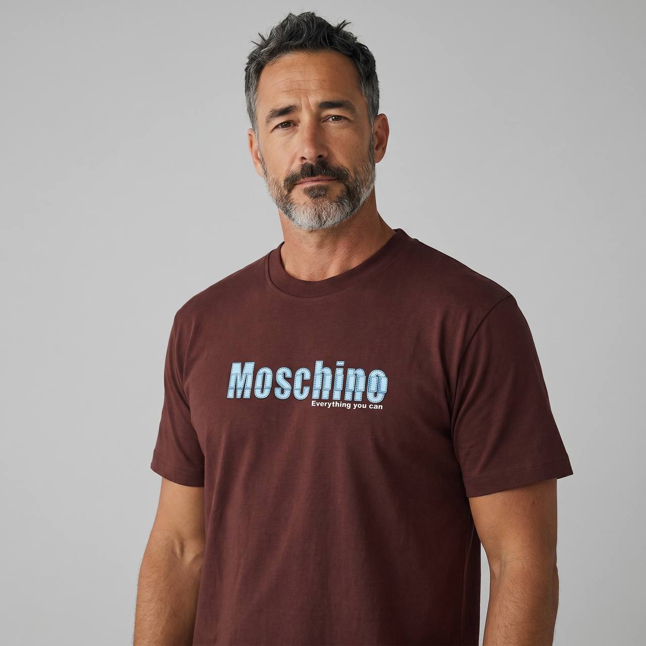 Moschino “Everything You Can” Premium Brown T-Shirt 🤎✨ - MASTERPIECE