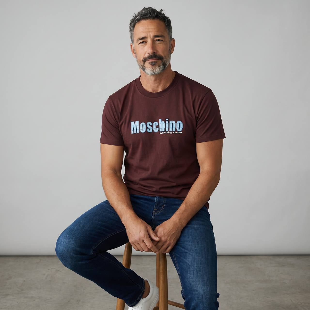 Moschino “Everything You Can” Premium Brown T-Shirt 🤎✨ - MASTERPIECE