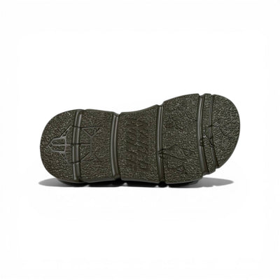 NAKED WOLFE Olive Green Chunky Slide – Bold Streetwear Comfort & Premium Design 👟🔥 - MASTERPIECE
