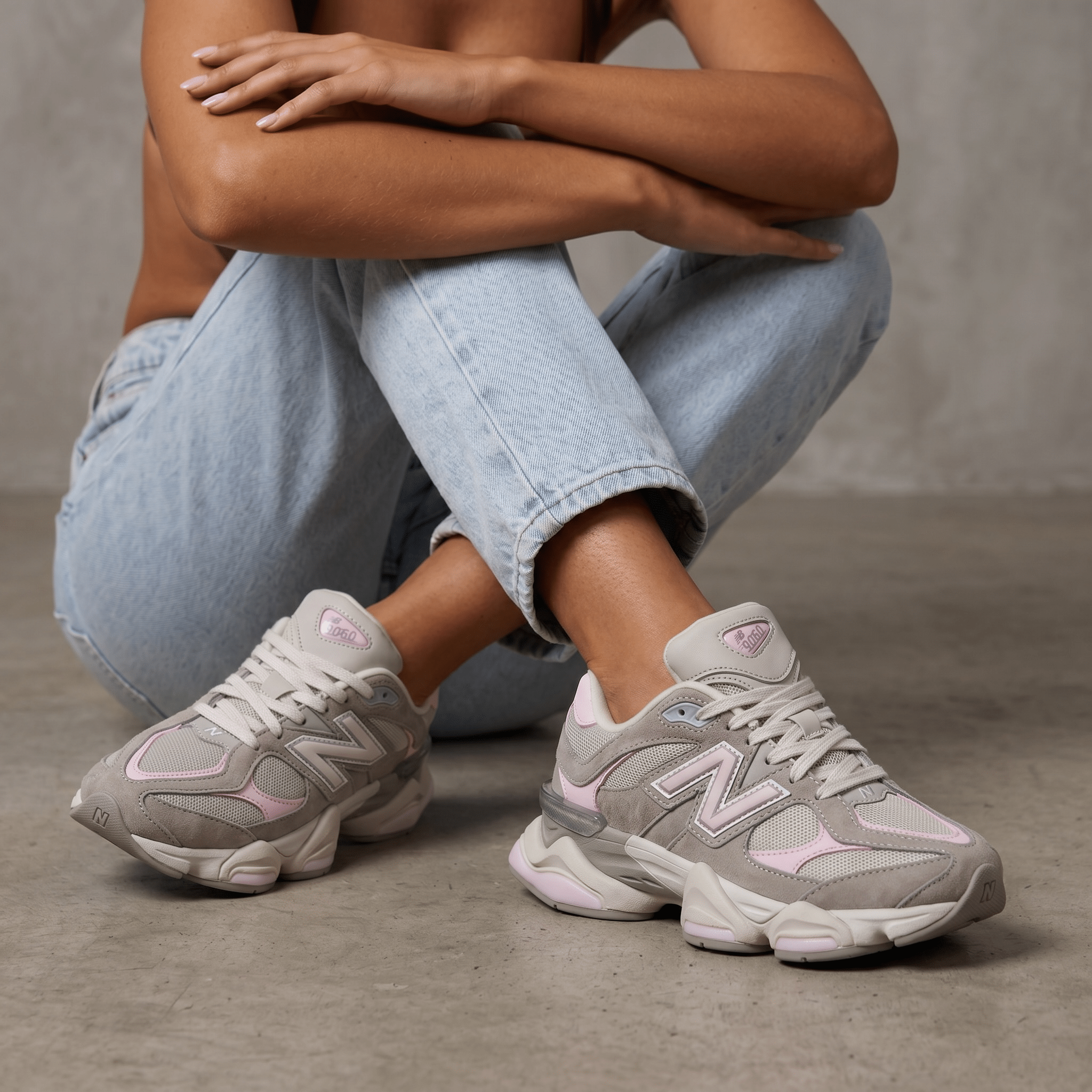New Balance 9060 Grey Pink 🤍🩶🌸 - MASTERPIECE