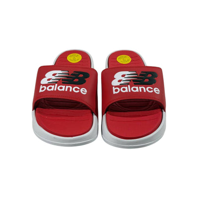 🔥 New Balance Red Comfort Slides – Bold Everyday Essential ❤️ - MASTERPIECE
