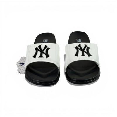 ⚾ New York Yankees Mono Slides – White & Black Edition 🤍🖤 - MASTERPIECE