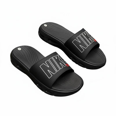 Nike Air Cushion Slides ⚫🔥 | Bold Comfort Performance Edition 👟💨 - MASTERPIECE