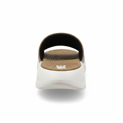 Nike Air Cushion Slides Tan & White 🤎🤍 | Premium Comfort Summer Edition 👟🔥 - MASTERPIECE