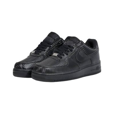 🖤🔥 Nike Air Force 1 Low Carbon Fiber Triple Black Sneakers – Luxury Streetwear Classic Shoes 👟⚡ - MASTERPIECE